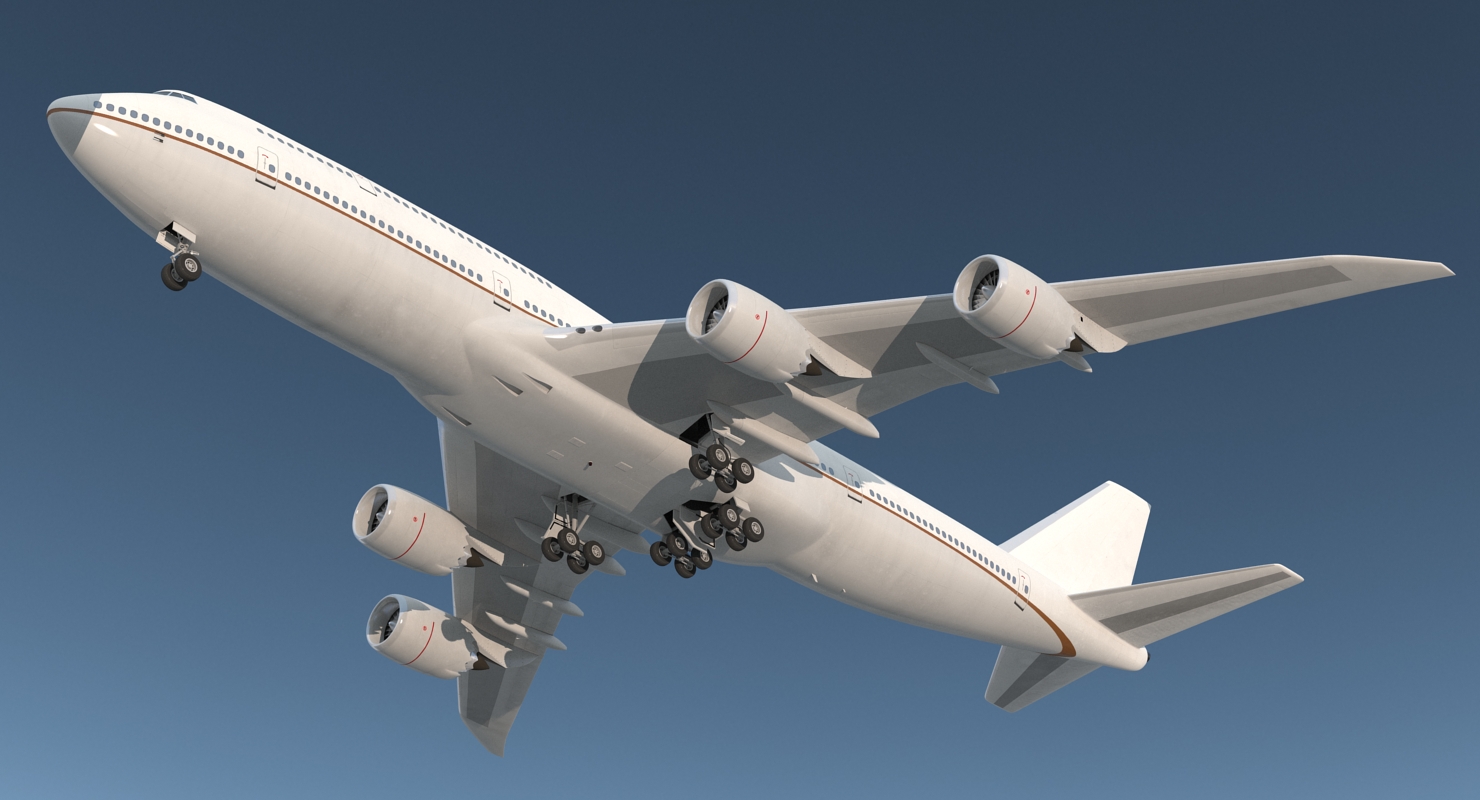 3D Boeing 747 8I Generic