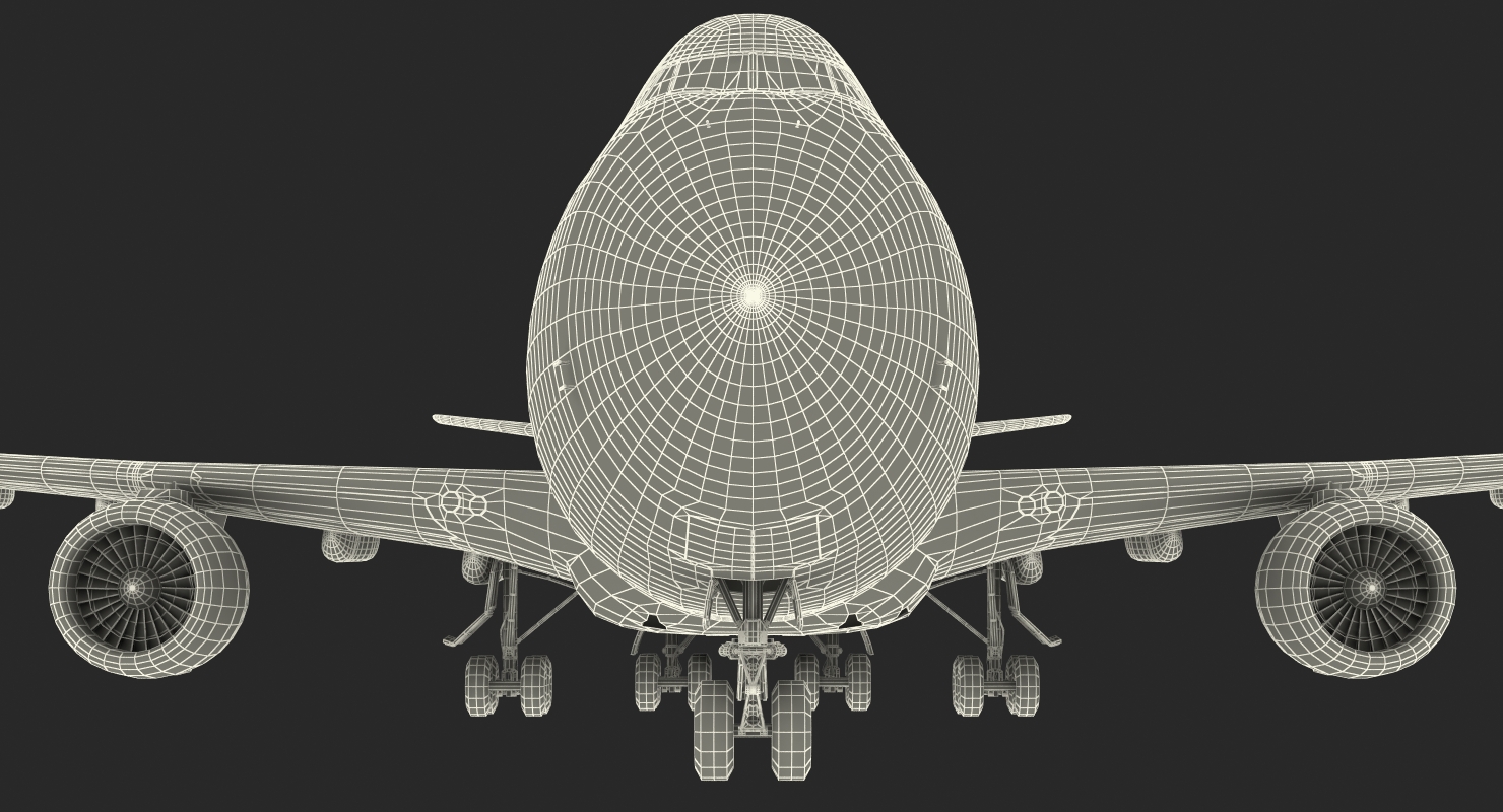 3D Boeing 747 8I Generic