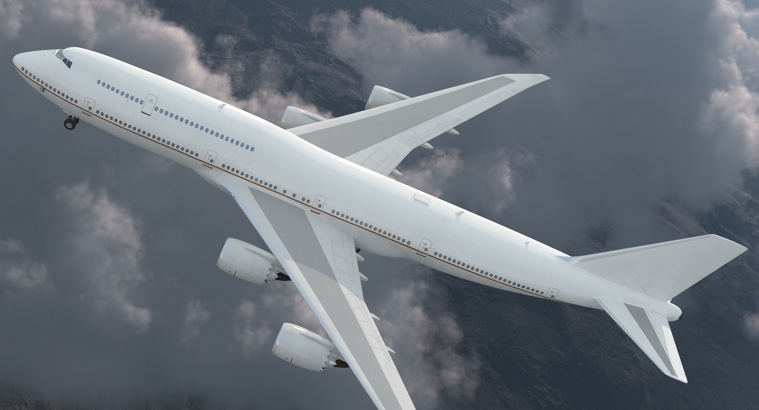 3D Boeing 747 8I Generic