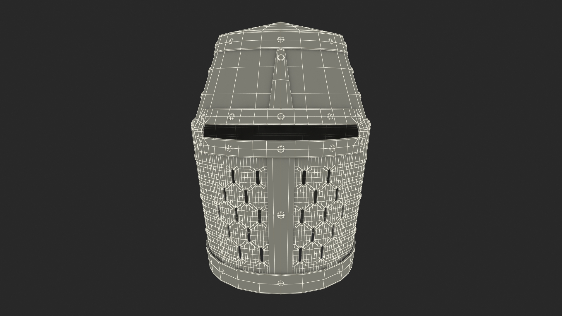 3D model Crusader Helmet