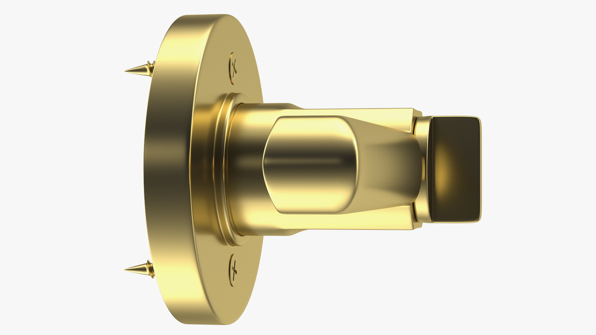 3D Gold Door Handle