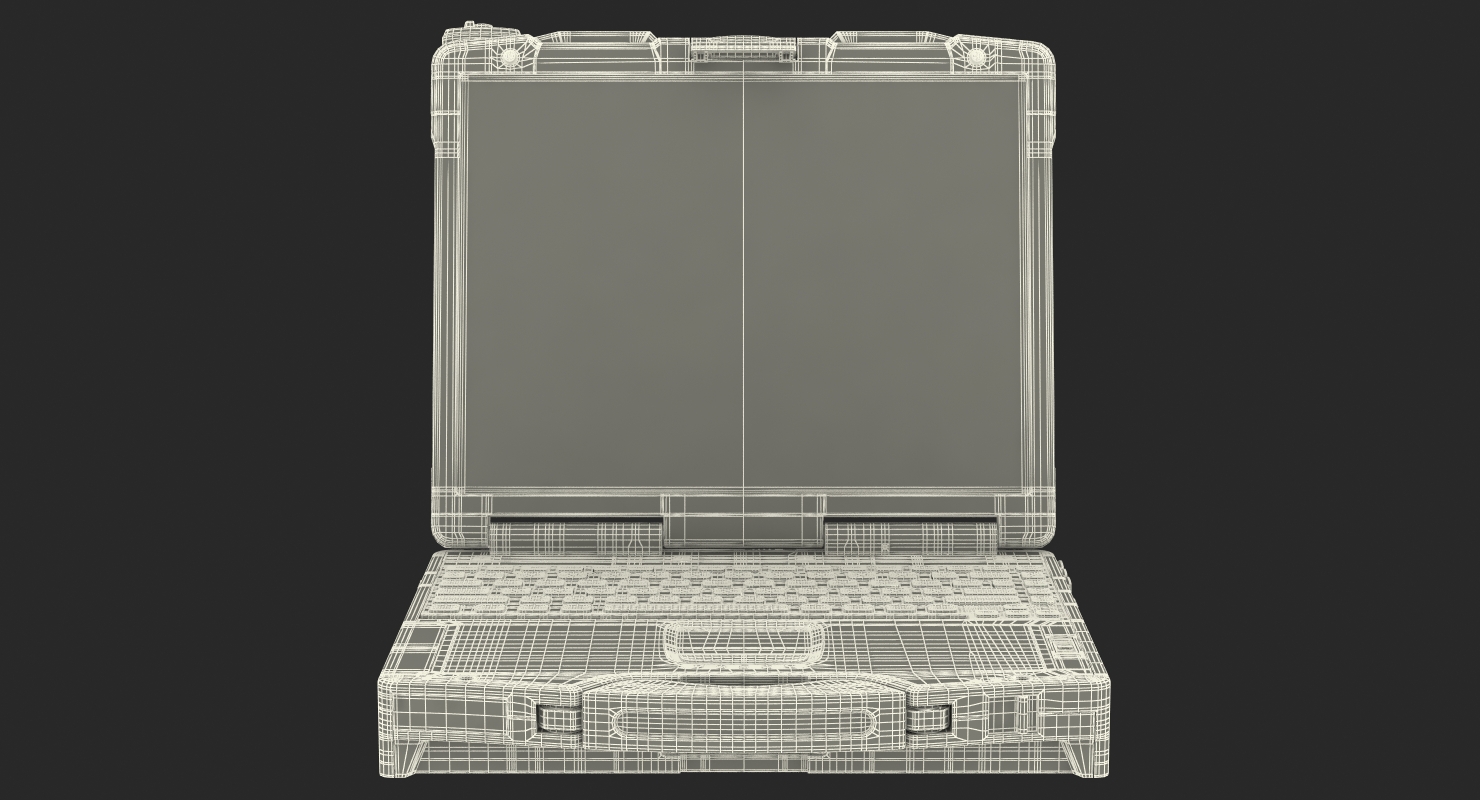 3D Panasonic Toughbook Rigged