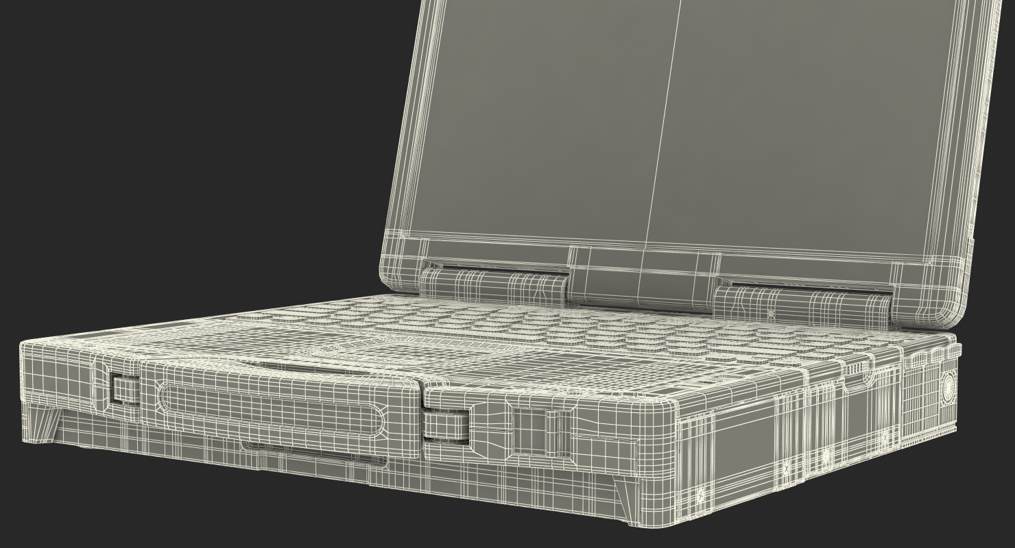 3D Panasonic Toughbook Rigged