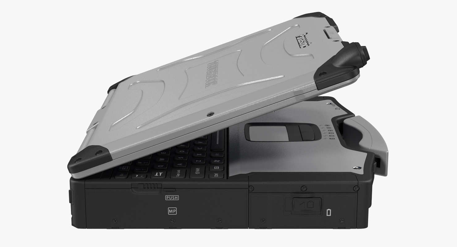 3D Panasonic Toughbook Rigged