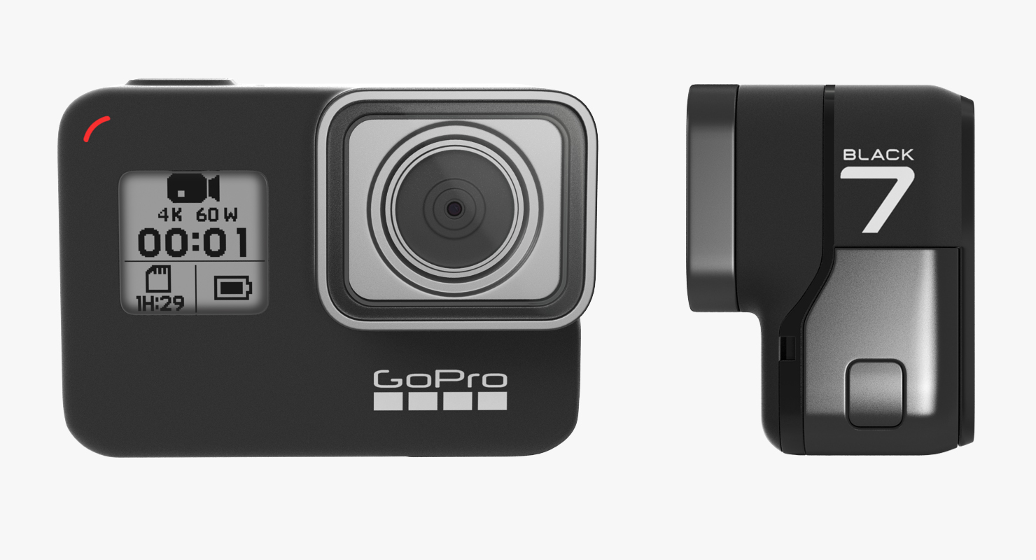 3D model GoPro Hero7 Action Camera