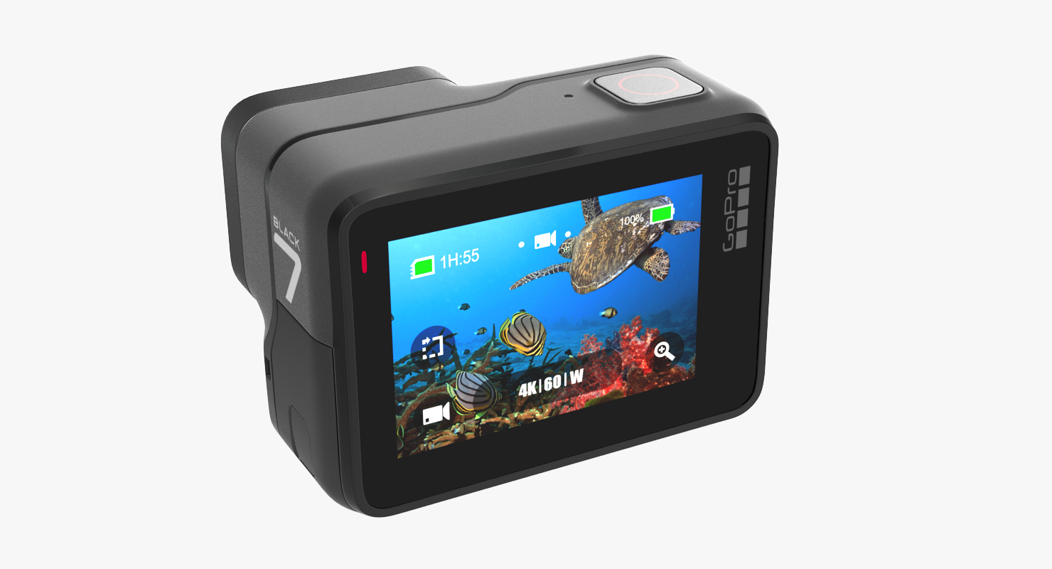 3D model GoPro Hero7 Action Camera