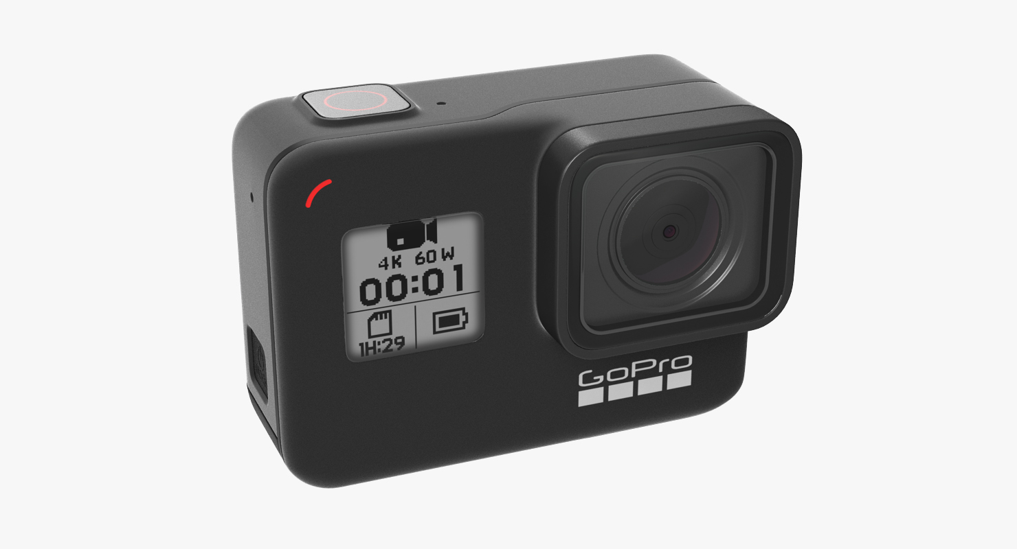 3D model GoPro Hero7 Action Camera