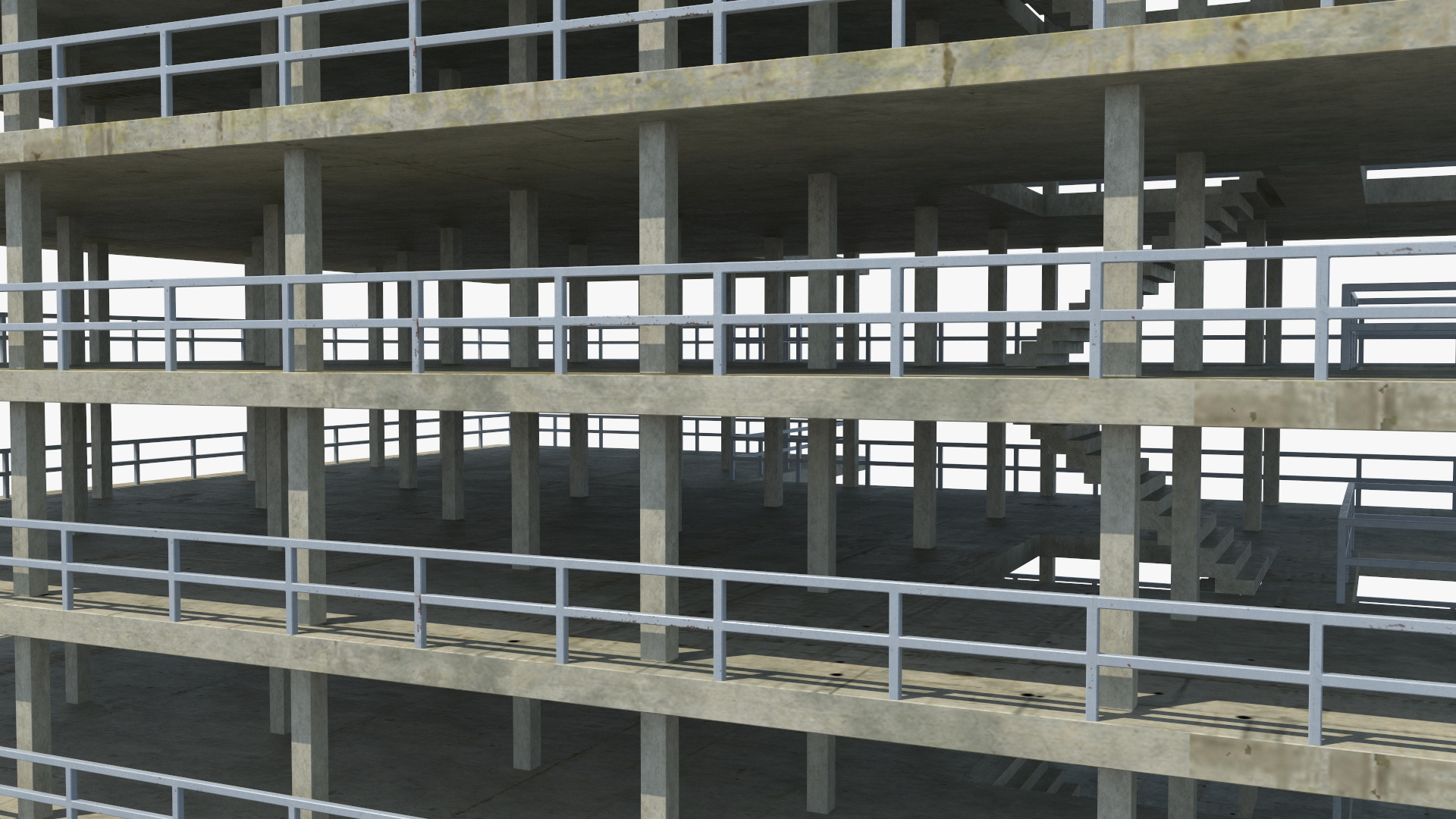 High Rise Building Under Construction 3D