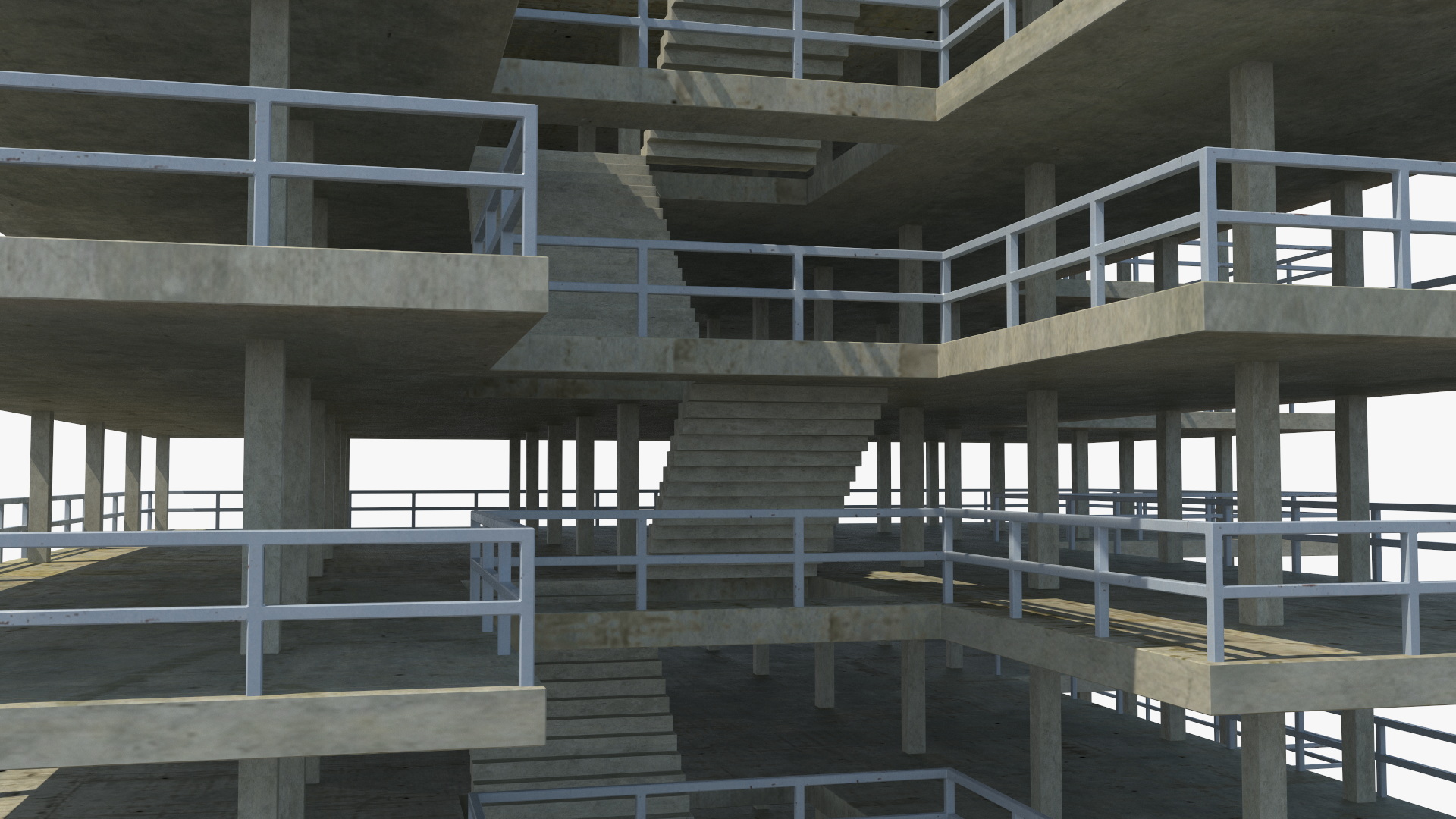 High Rise Building Under Construction 3D