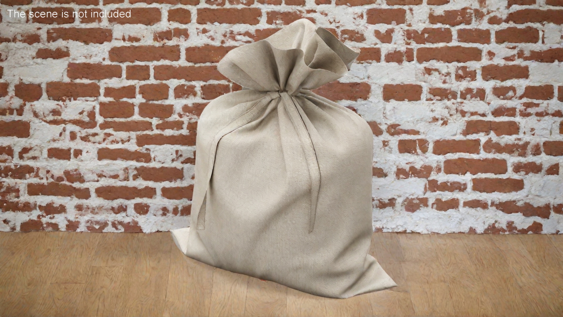 3D Canvas Sack Tied