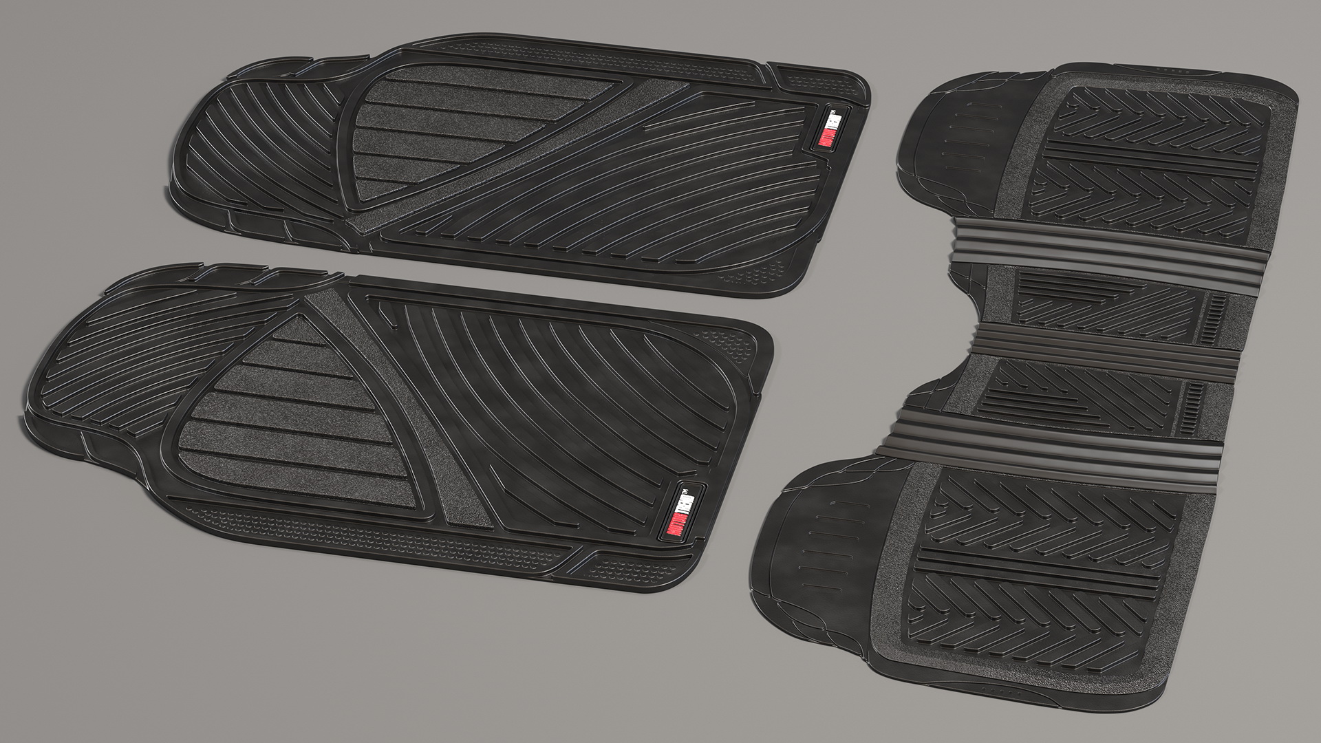 3D Rubber Car Floor Mats Motor Trend model