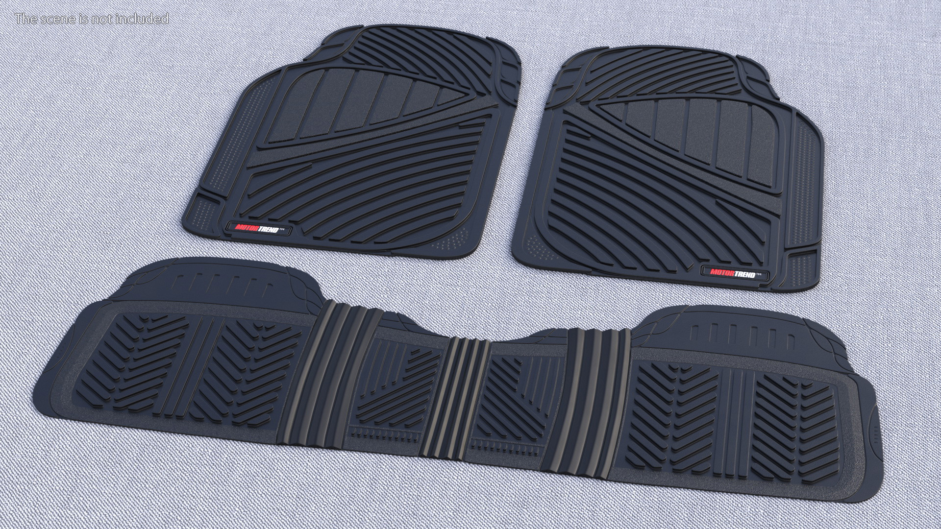 3D Rubber Car Floor Mats Motor Trend model