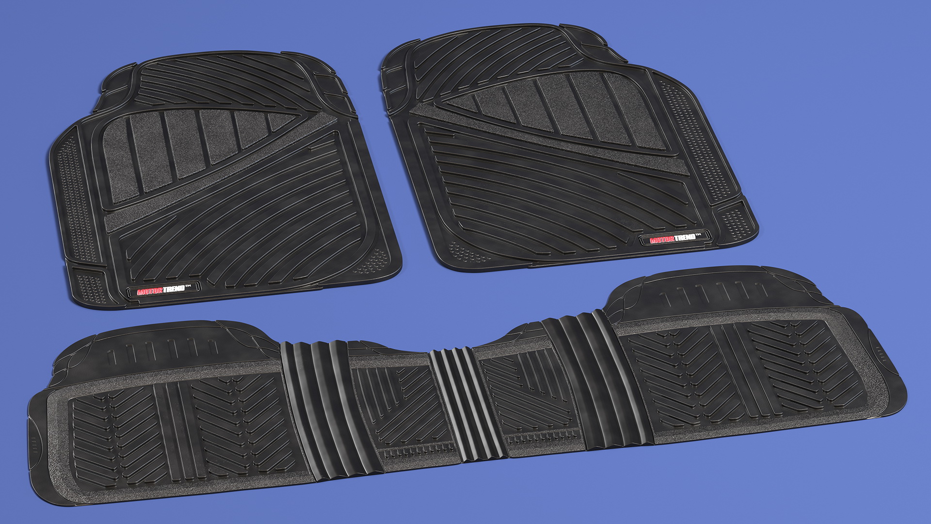 3D Rubber Car Floor Mats Motor Trend model