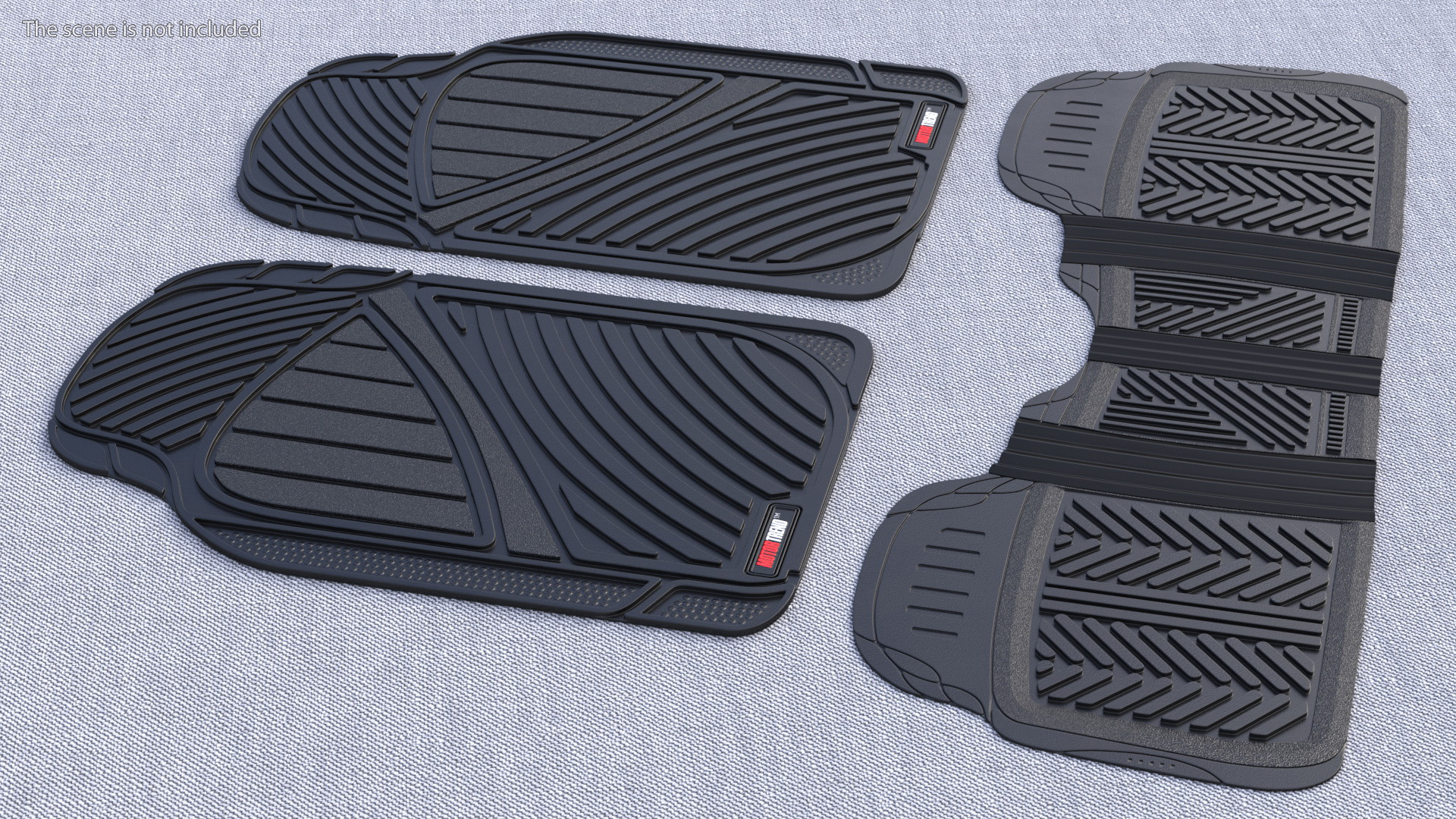 3D Rubber Car Floor Mats Motor Trend model