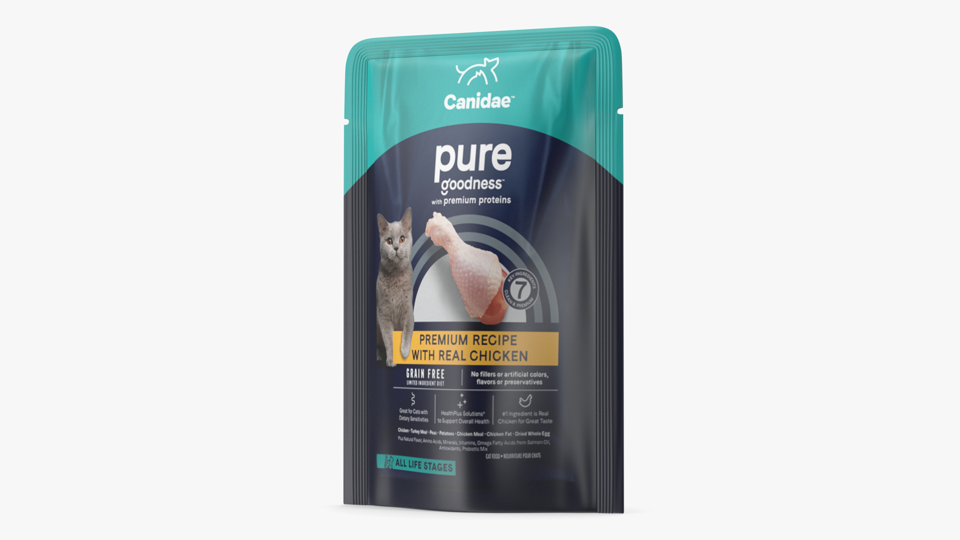 Cat Food Pouch Canidae 3D