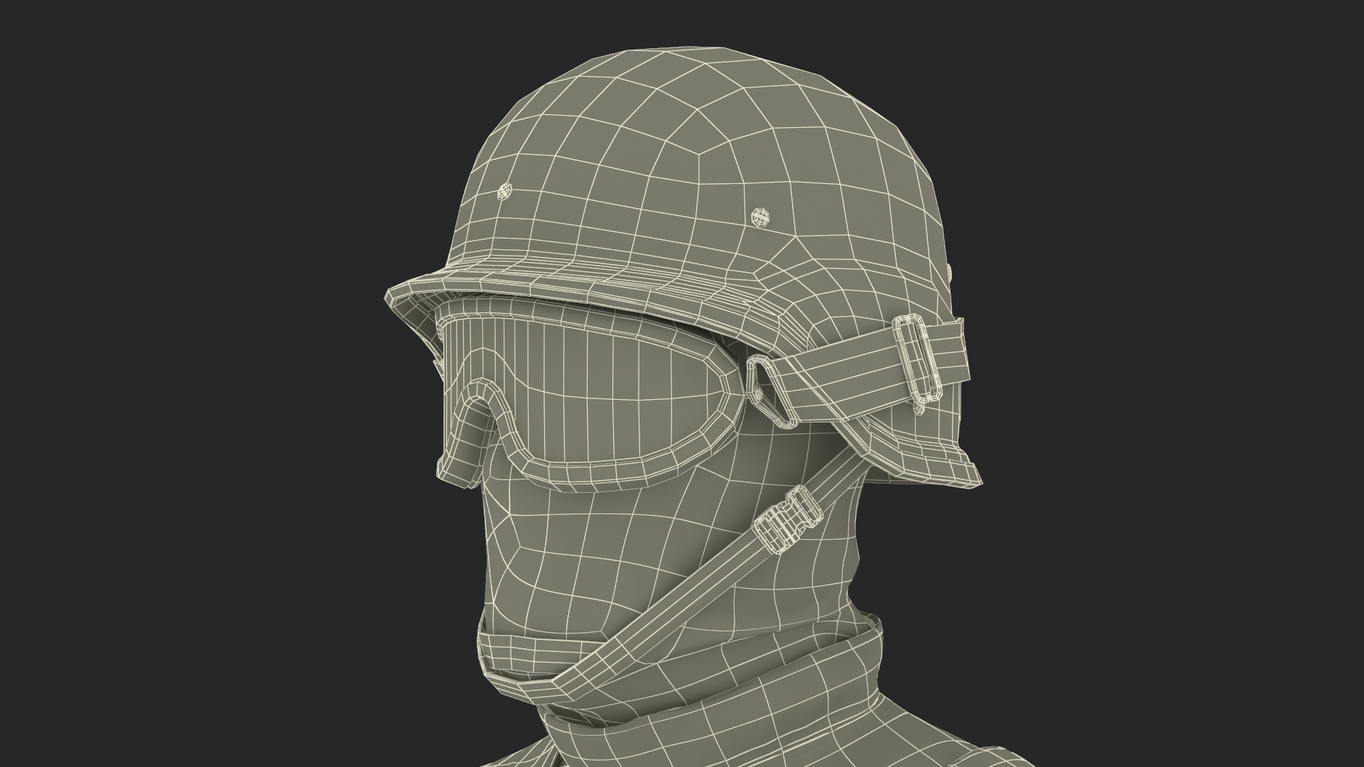 3D model SWAT Police Officer Rigged for Cinema 4D