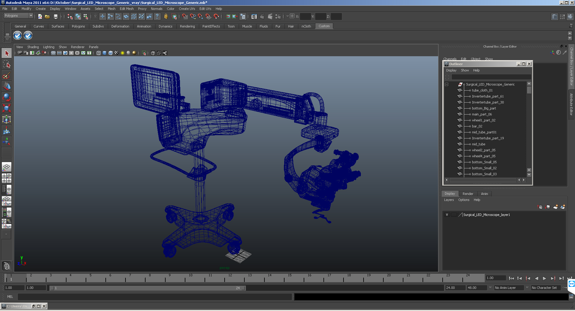 3D Surgical LED Microscope Generic