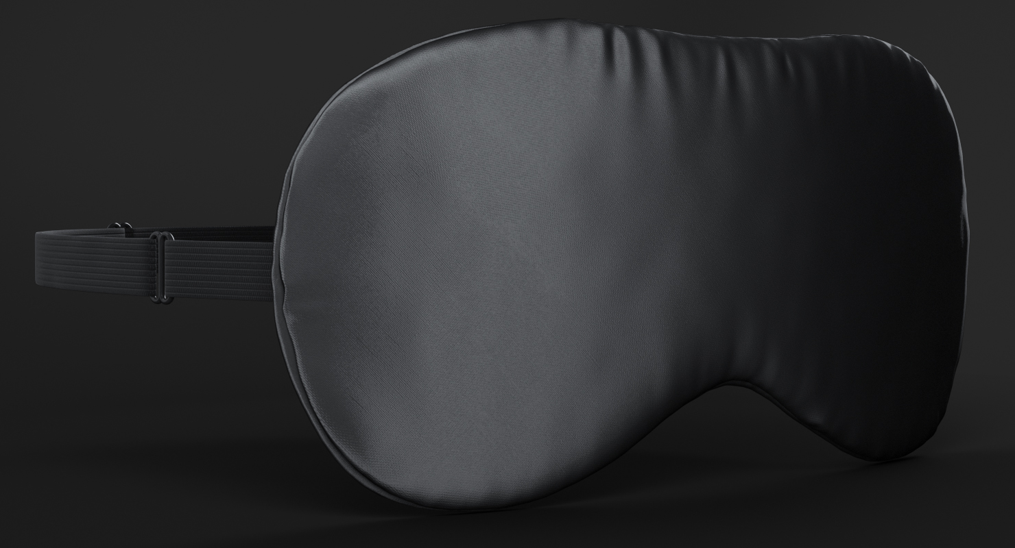 Black Sleeping Mask 3D model