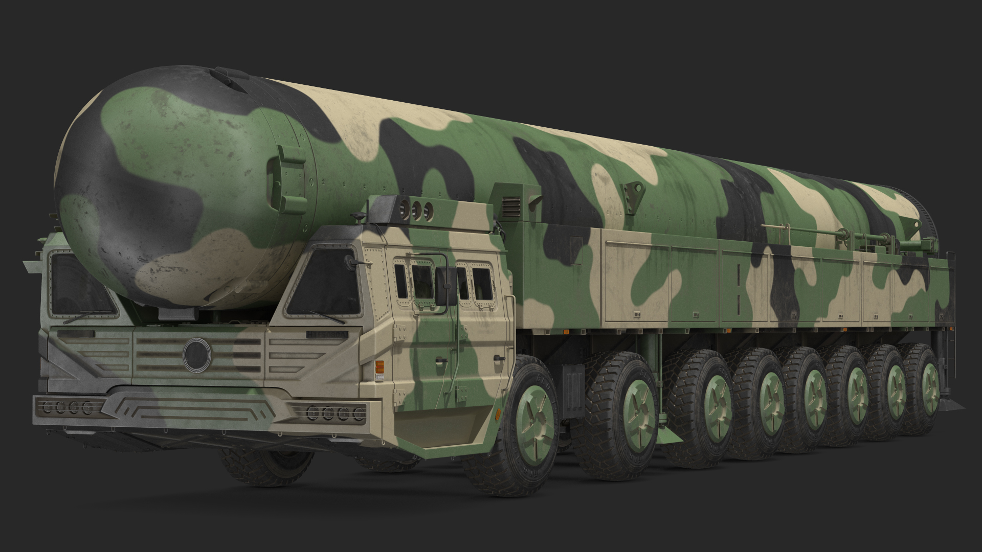 3D ICBM Launch Vehicle Generic Dusty model