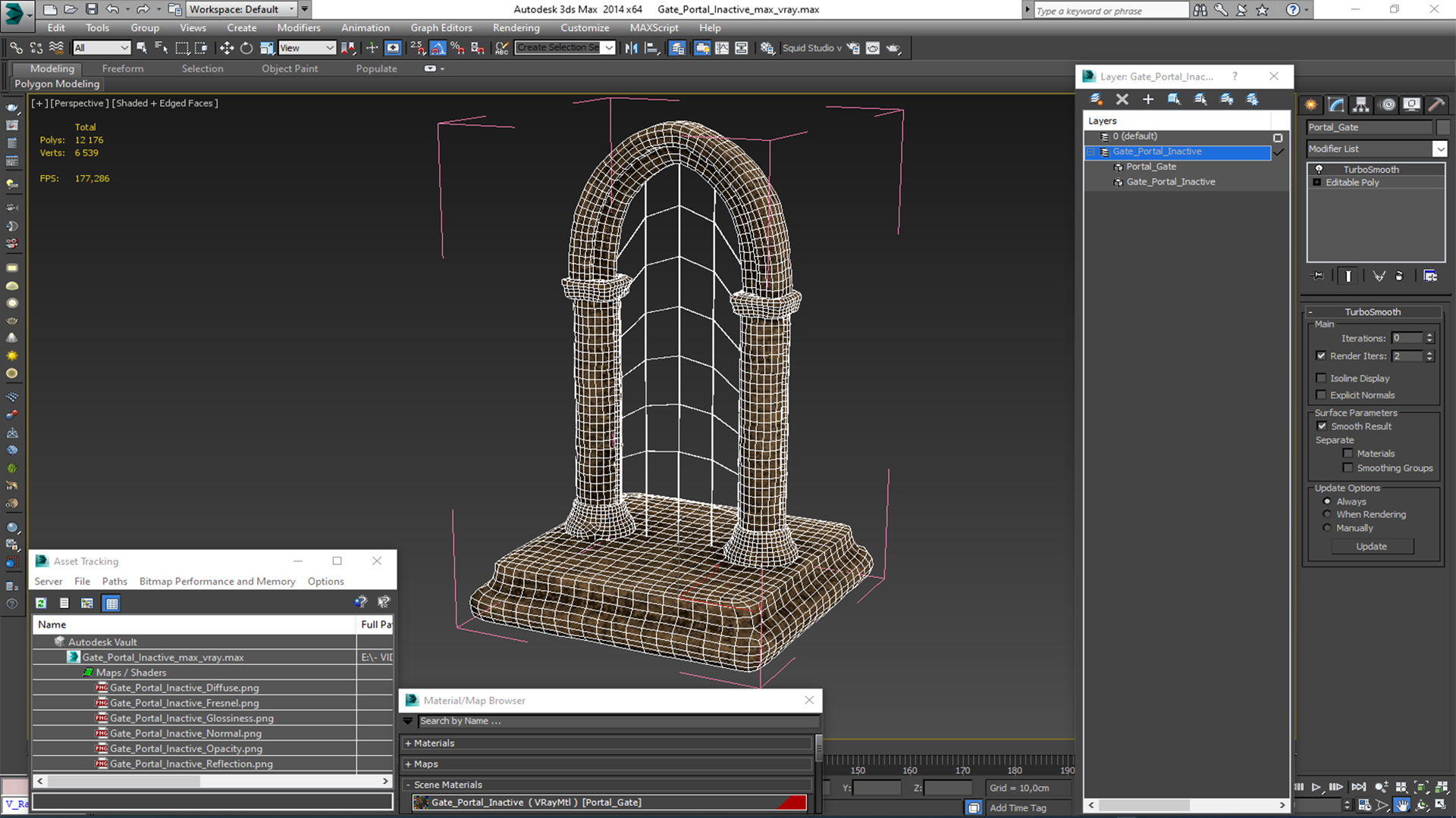 3D model Gate Portal Inactive