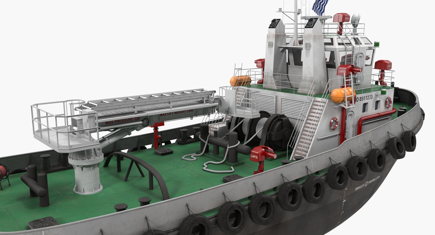 3D Fireboat Generic