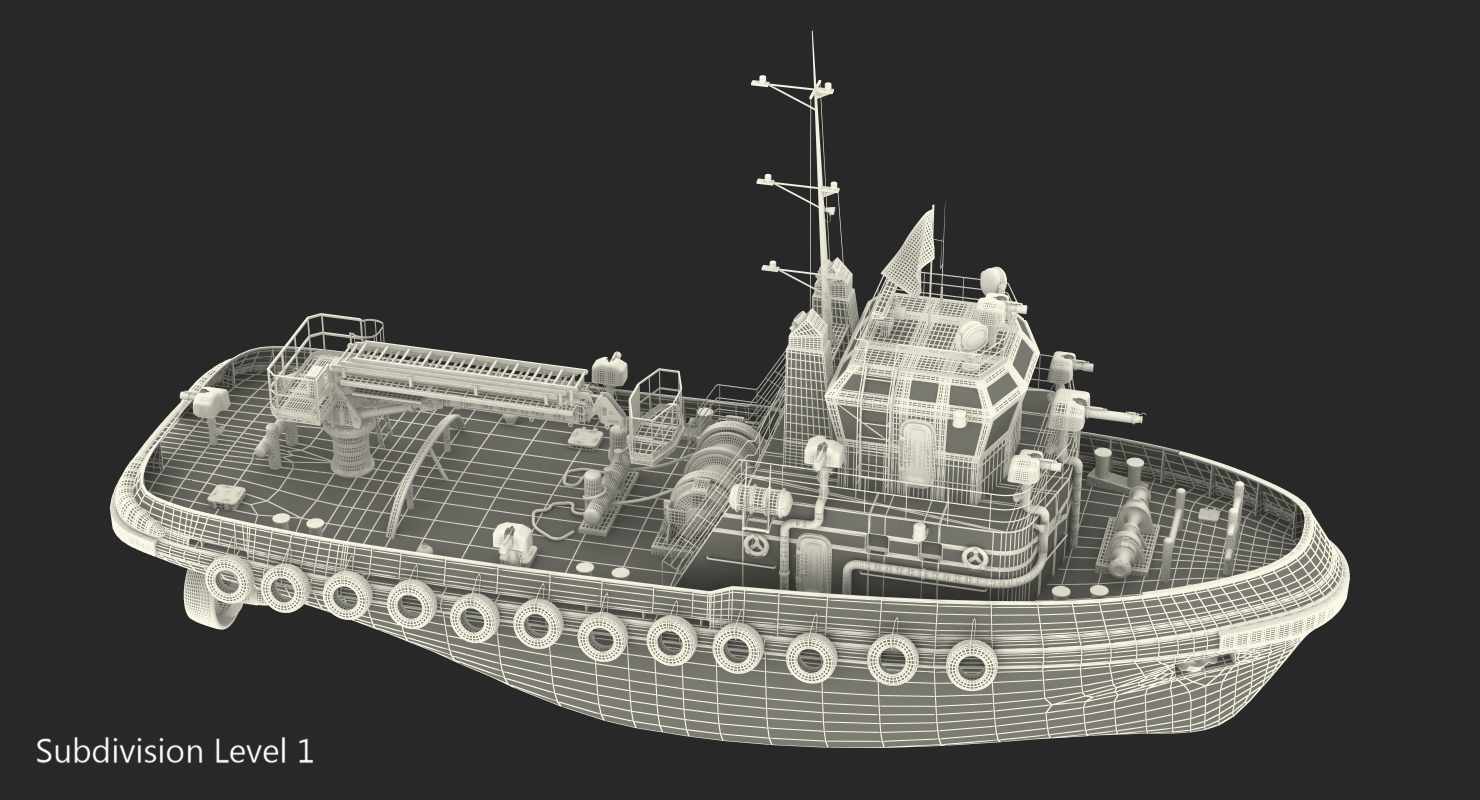 3D Fireboat Generic