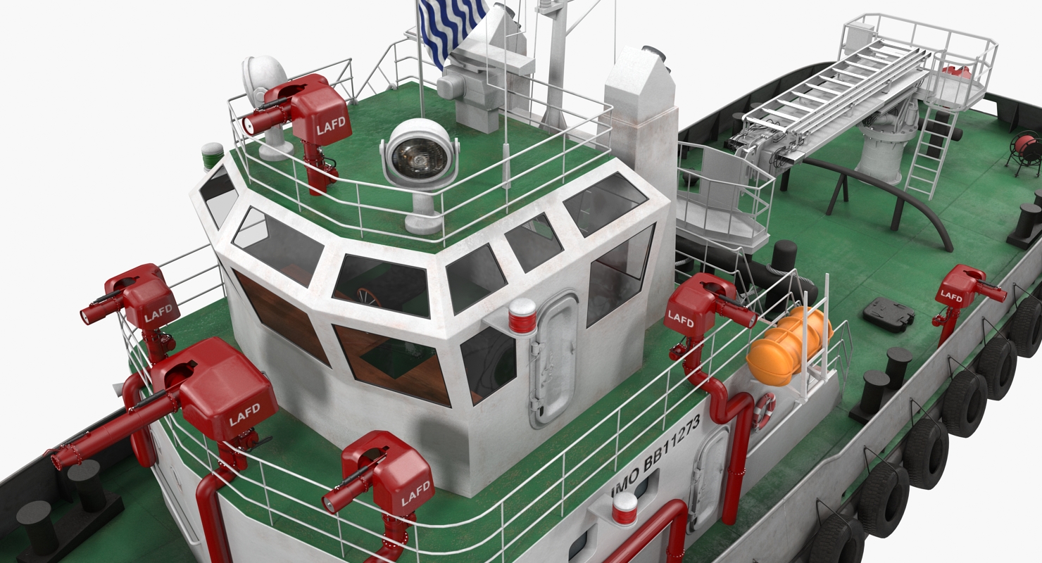 3D Fireboat Generic