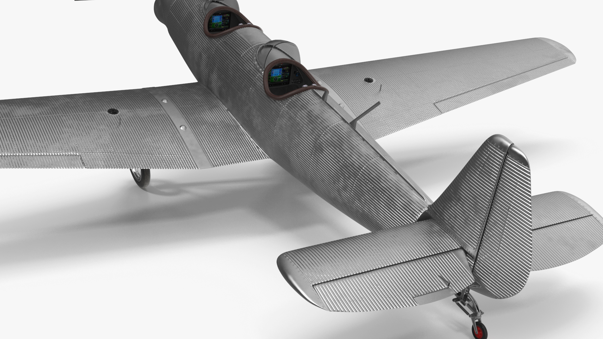 Vintage Sport Plane 3D model