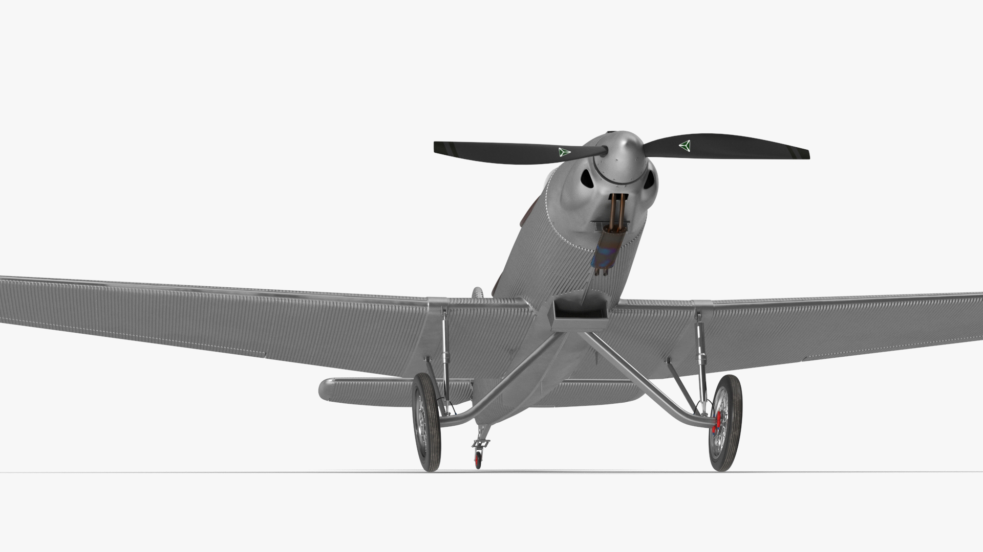 Vintage Sport Plane 3D model