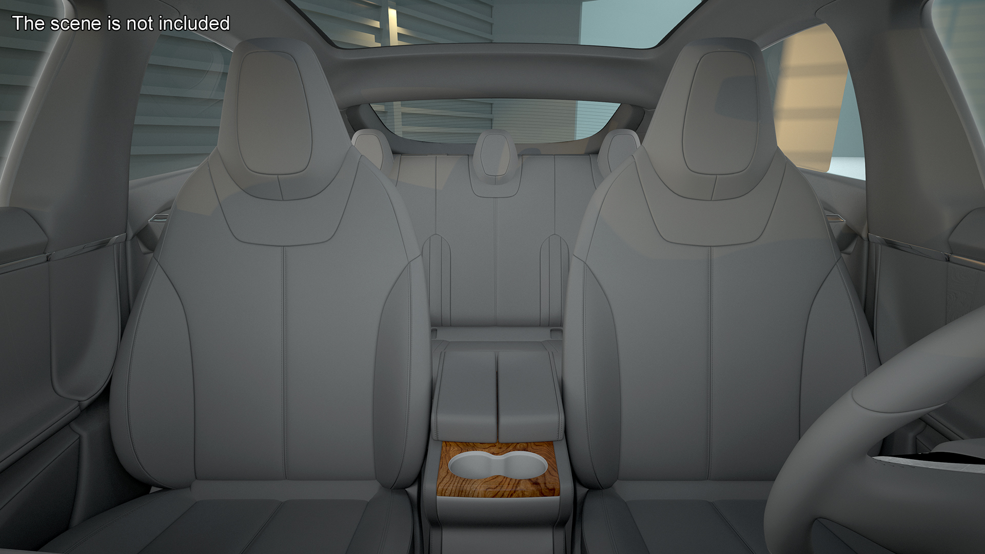 Tesla Model S Simple Interior 3D model