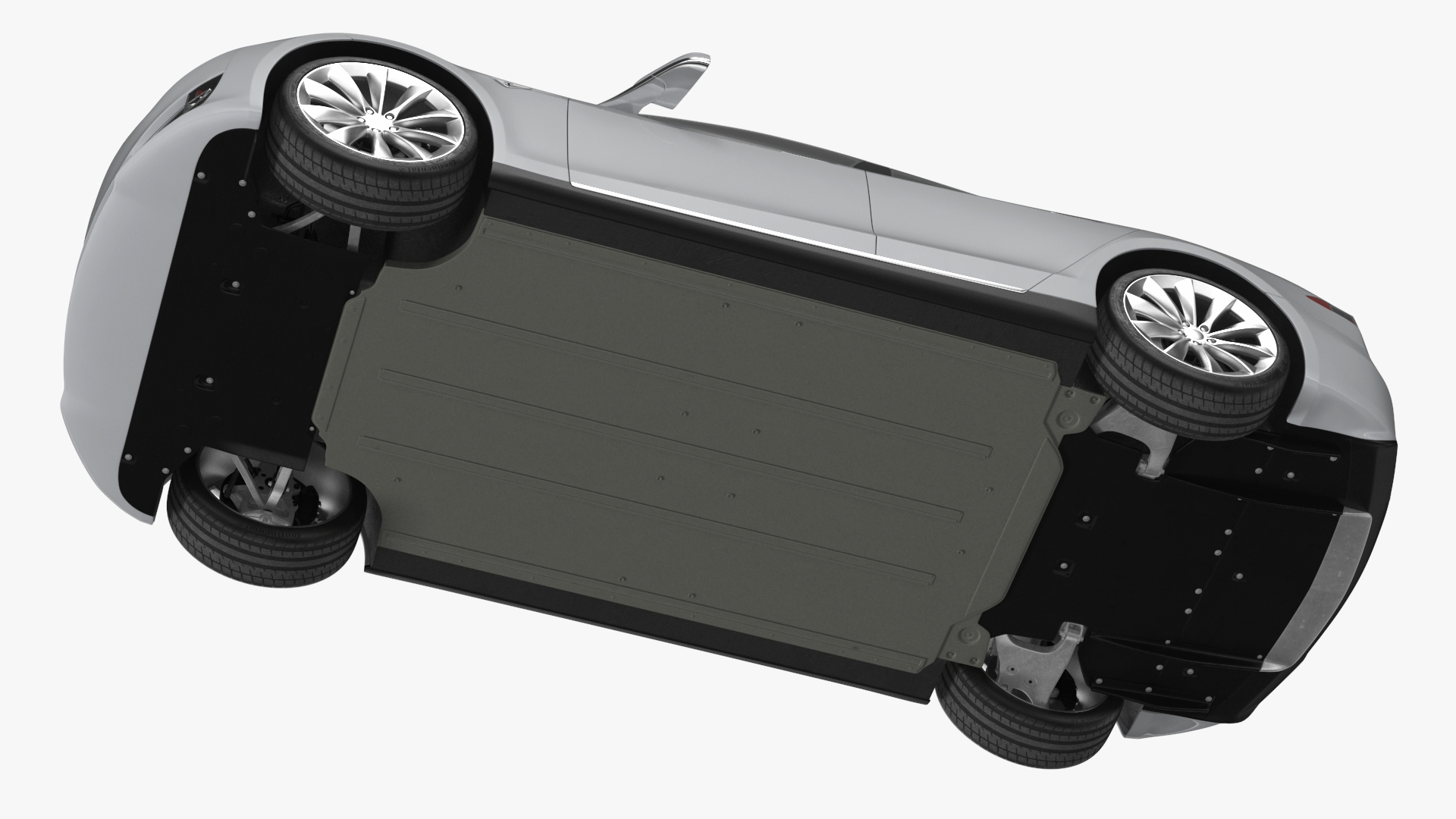 Tesla Model S Simple Interior 3D model