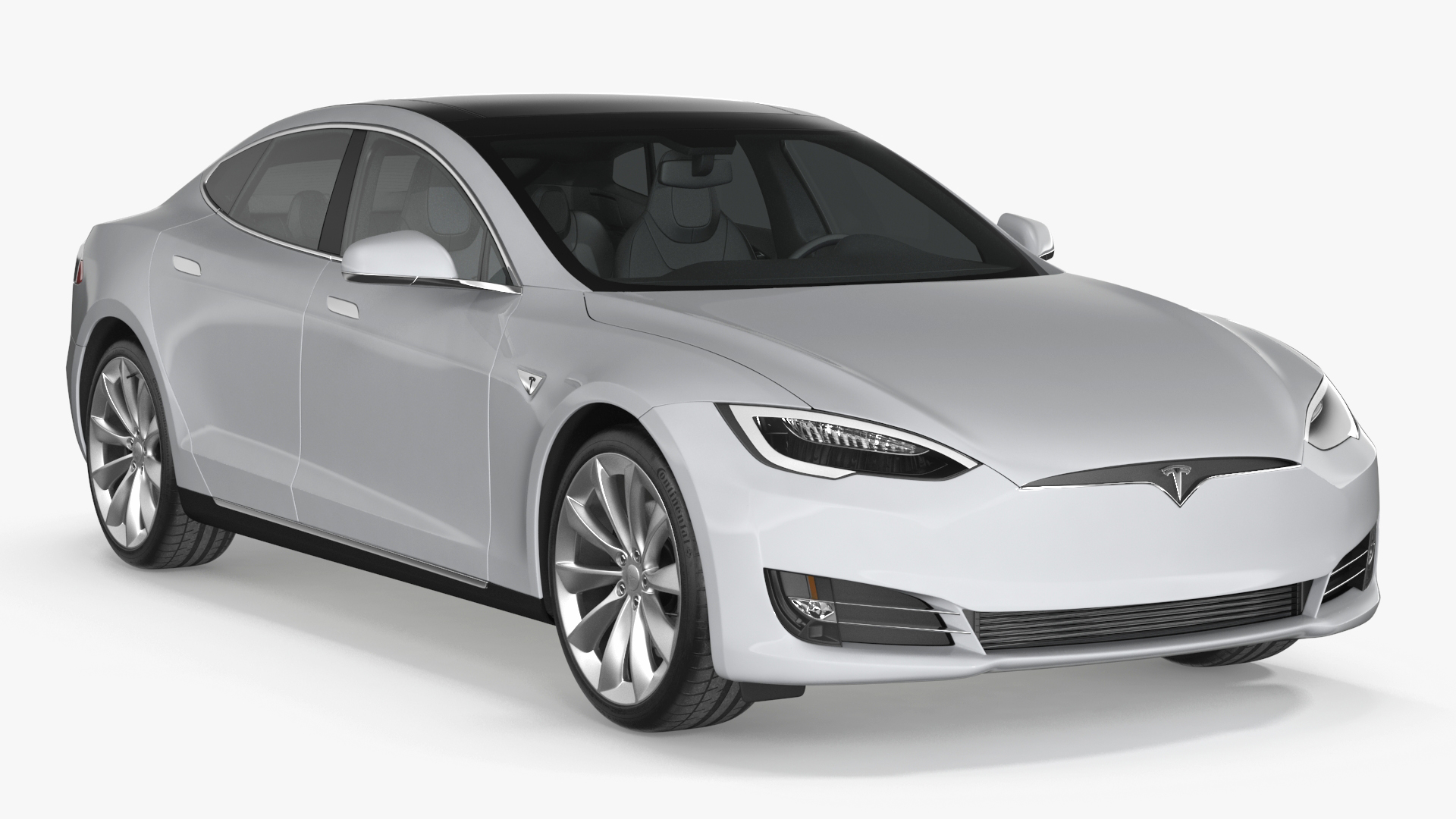 Tesla Model S Simple Interior 3D model