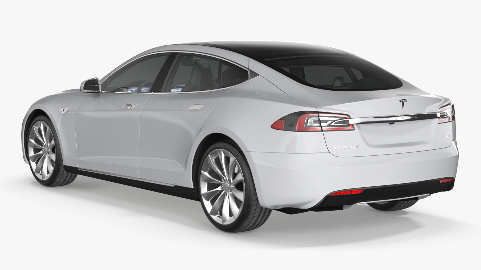 Tesla Model S Simple Interior 3D model