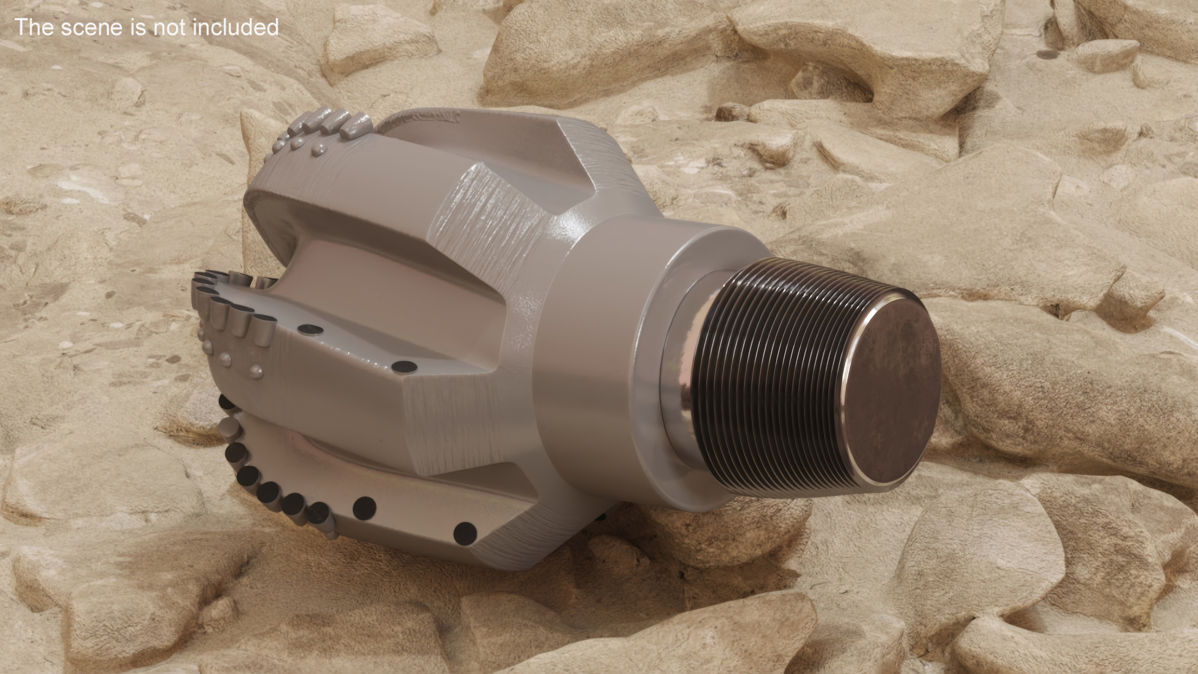 3D model Drilling Rig Bit PDC