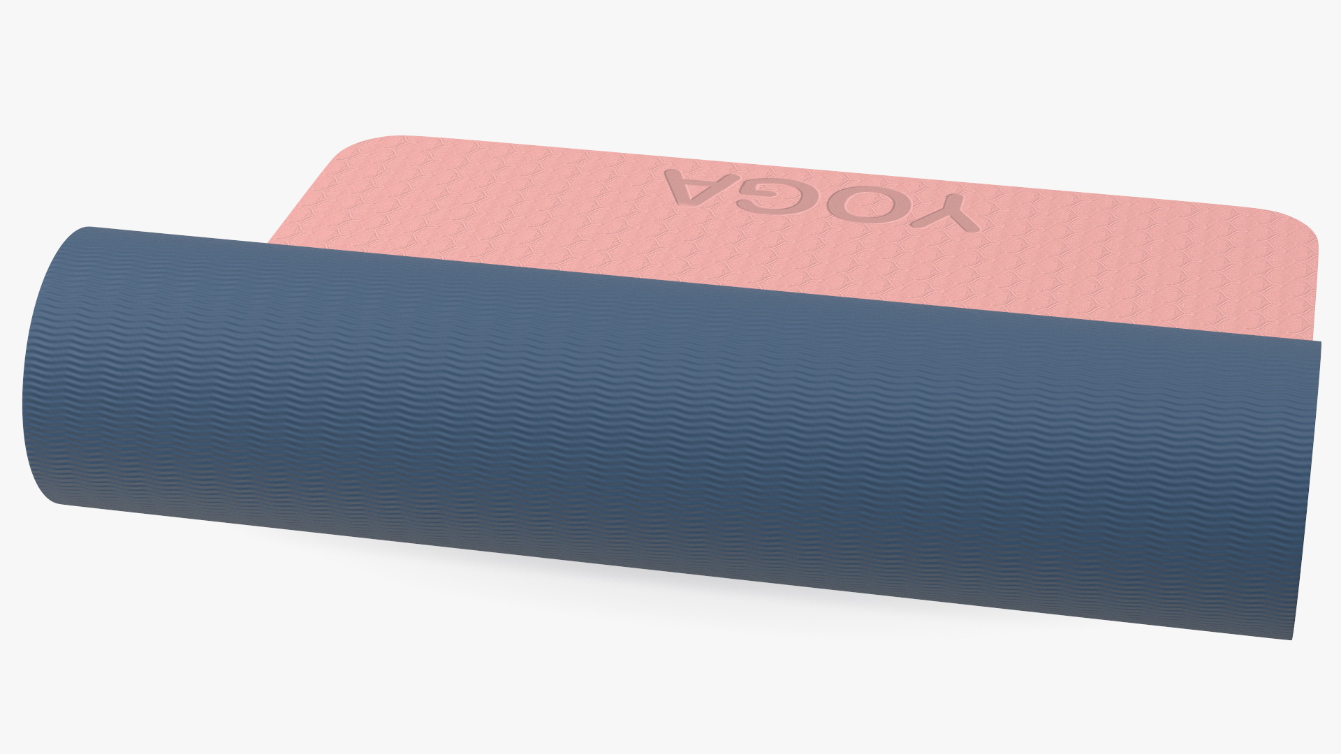 3D model Yoga Mat Rolled Pink