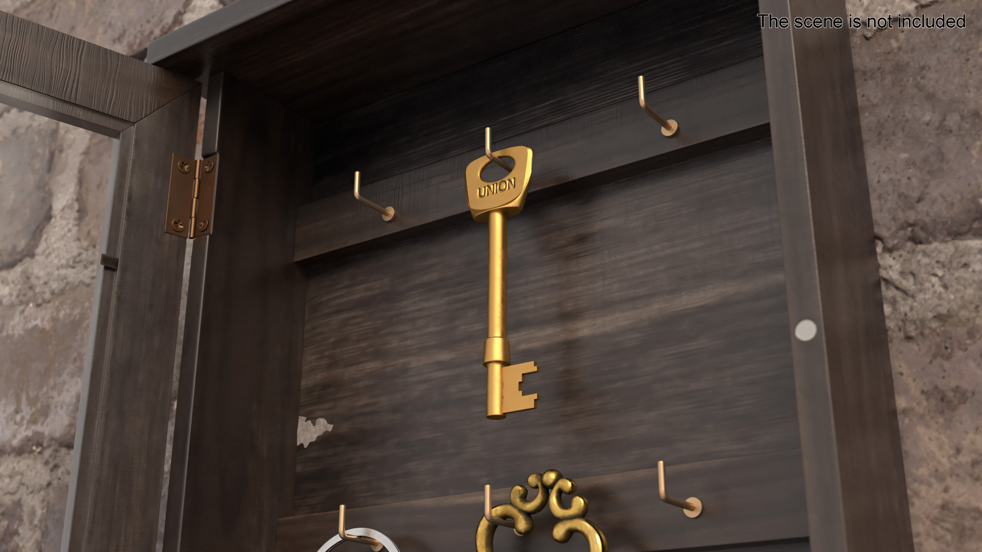 3D model Gold Key