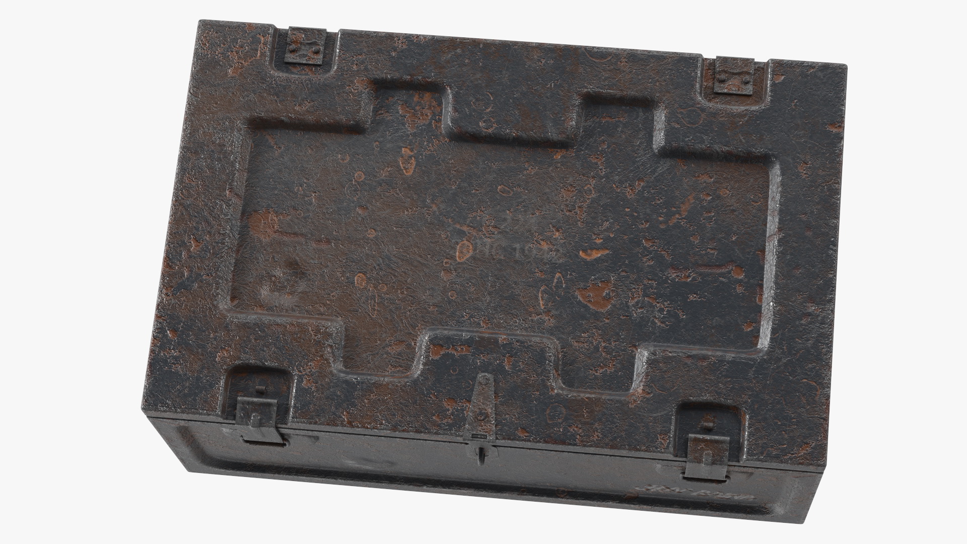 3D model Old Weapon Box Metal