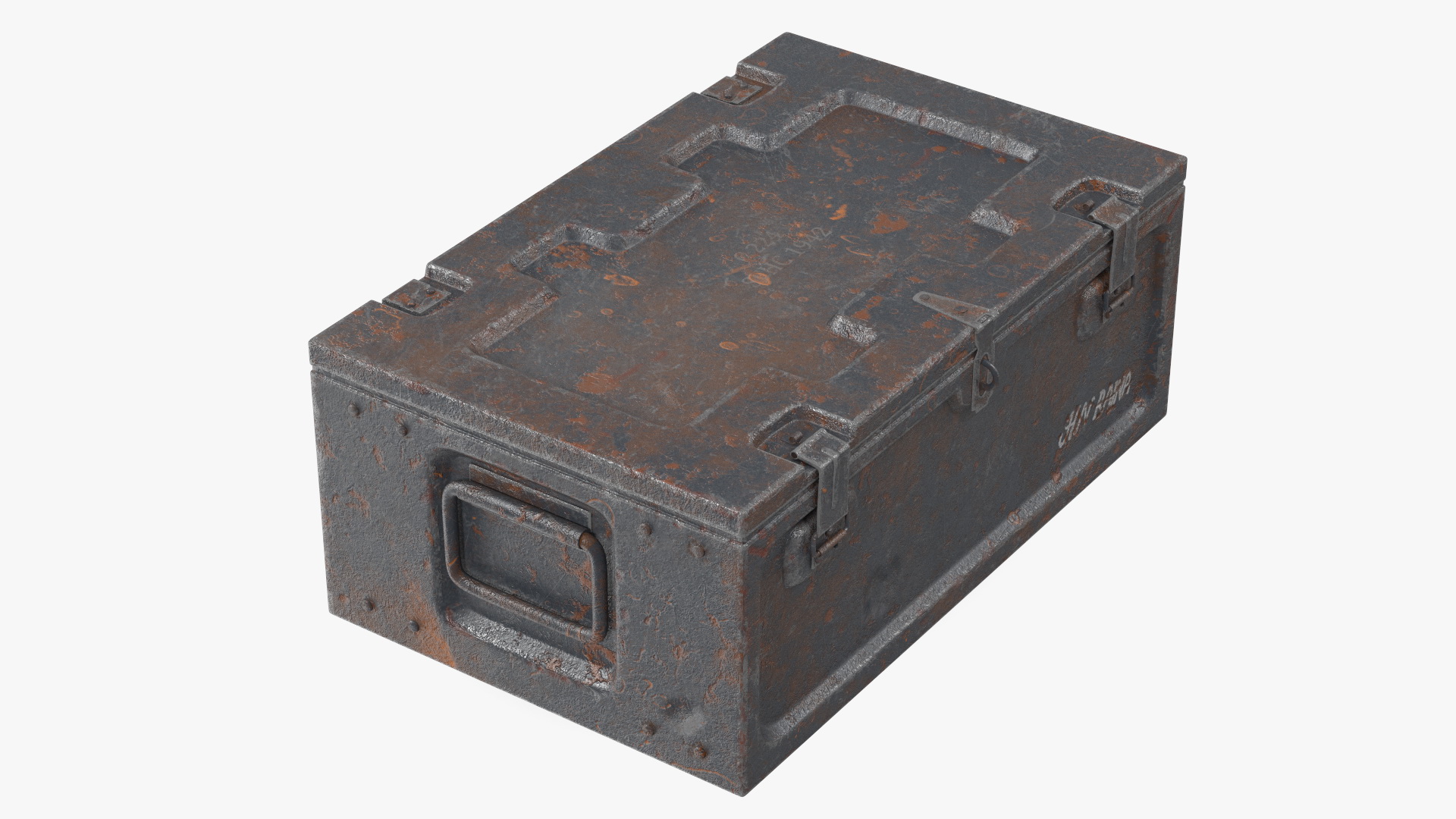 3D model Old Weapon Box Metal