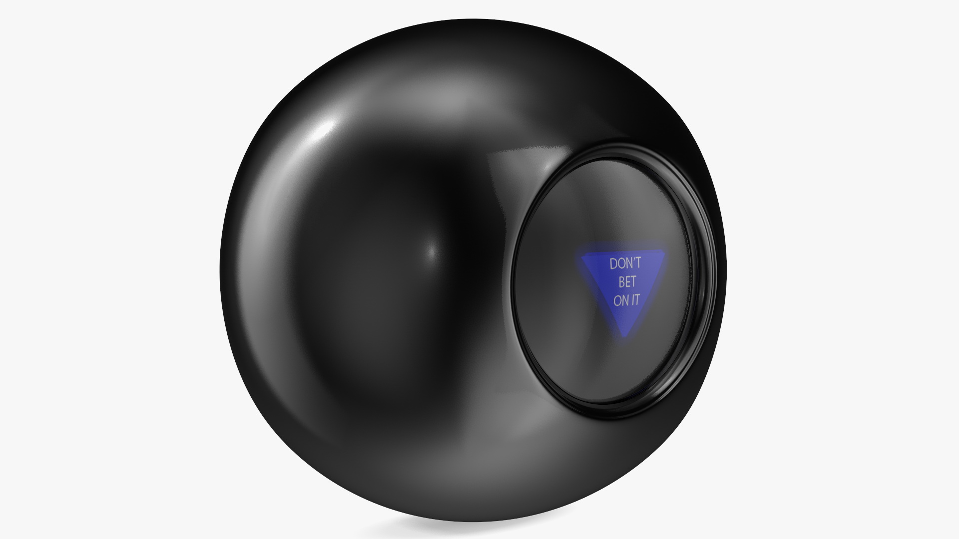 Magic 8 Ball Answer No 3D