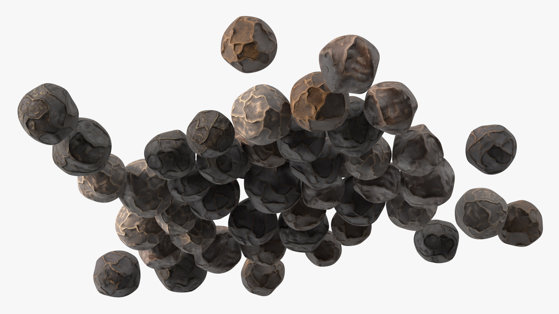 Dried Peppercorn Black 3D