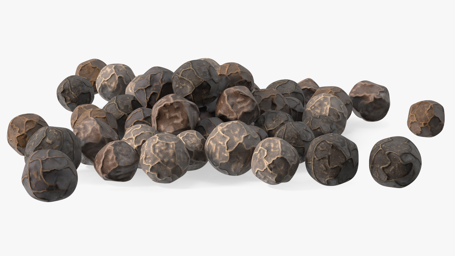 Dried Peppercorn Black 3D