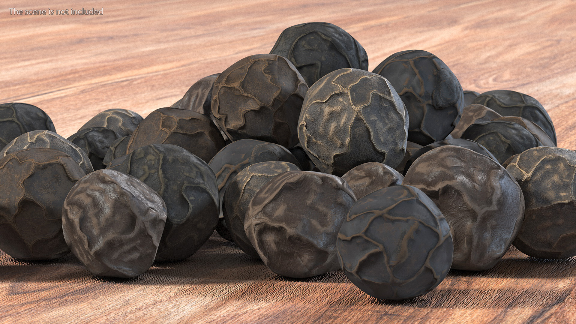 Dried Peppercorn Black 3D