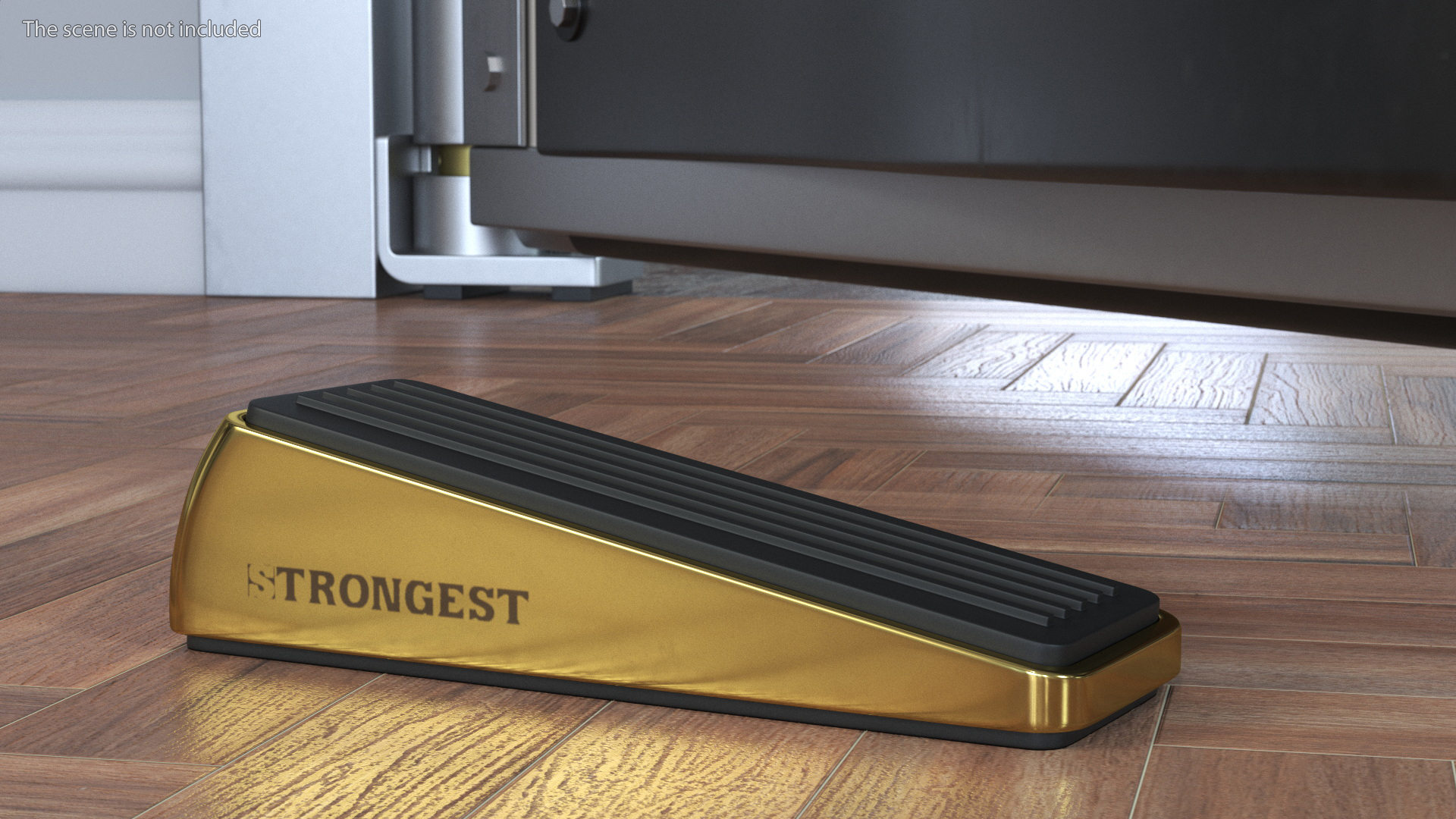 Strongest Door Wedge Golden 3D