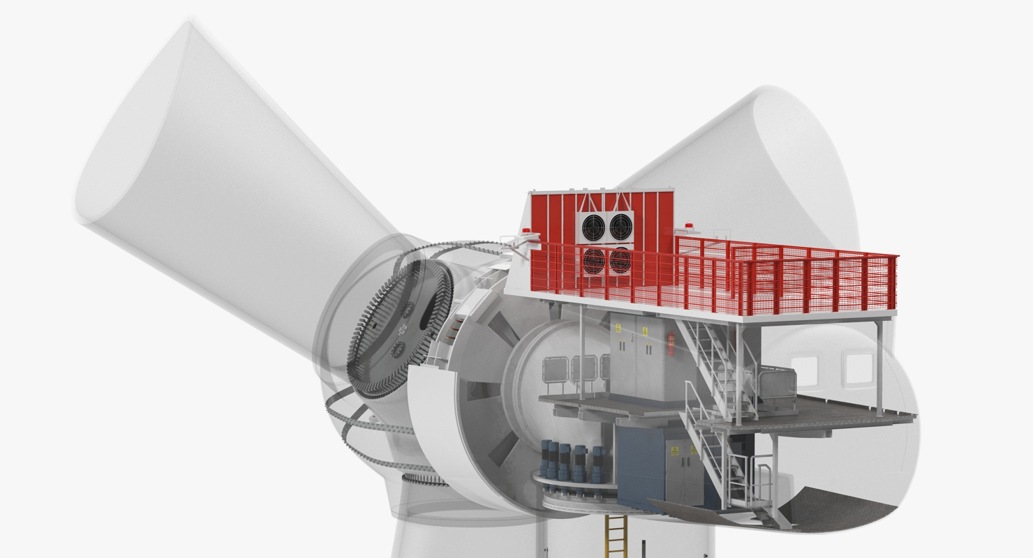 Wind Turbine Inside 3D model