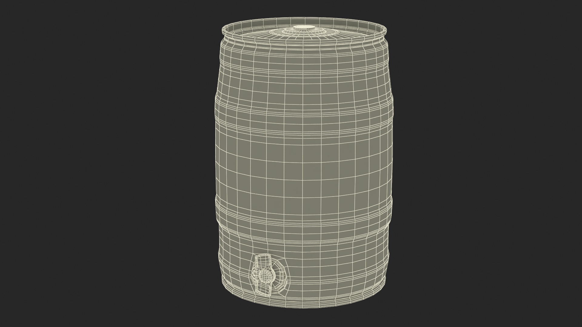 3D Spaten Beer 5 Liter Barrel