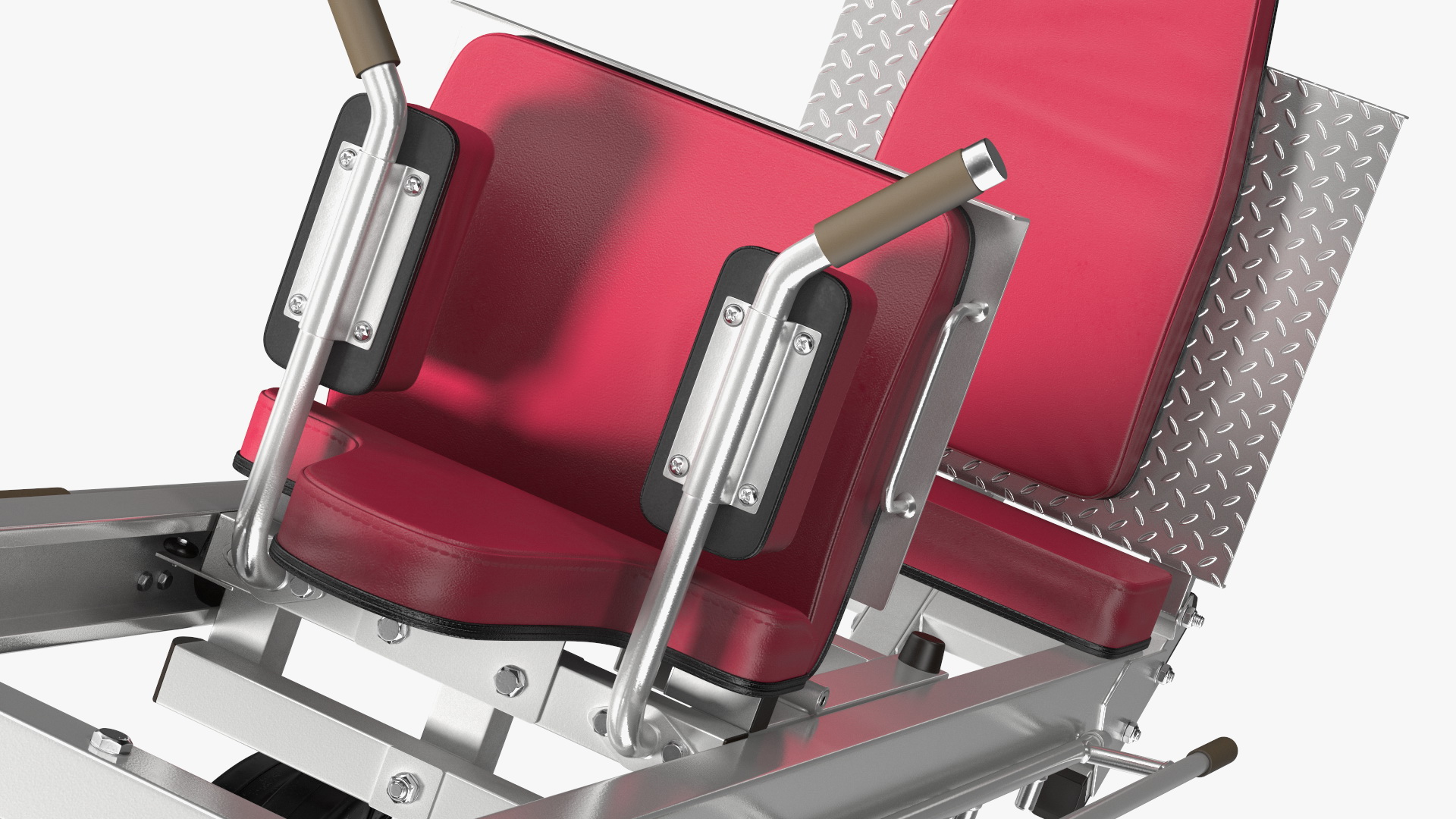 Plate Loaded Leg Press Machine Set 3D model