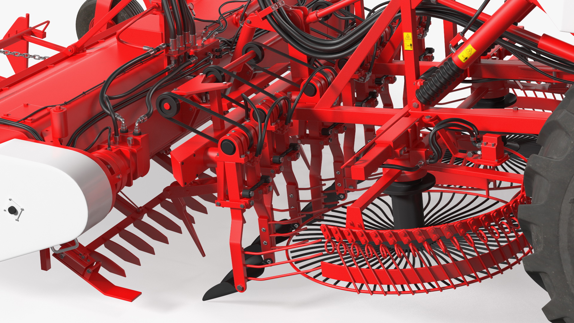 3D Vervaet 17T Self Propelled Beet Harvester Rigged model