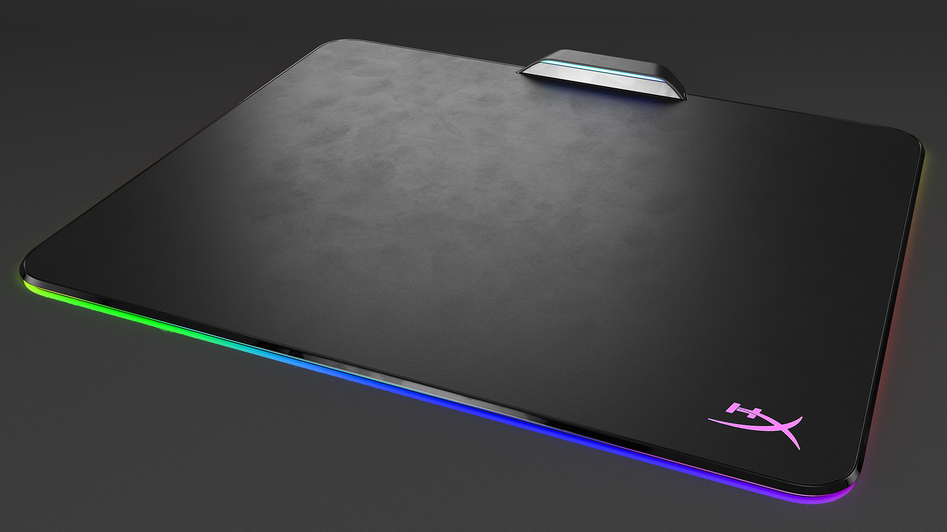 3D model HyperX FURY Ultra RGB Gaming Mouse Pad switched On