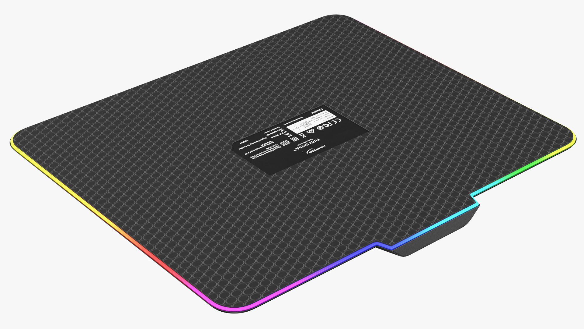 3D model HyperX FURY Ultra RGB Gaming Mouse Pad switched On