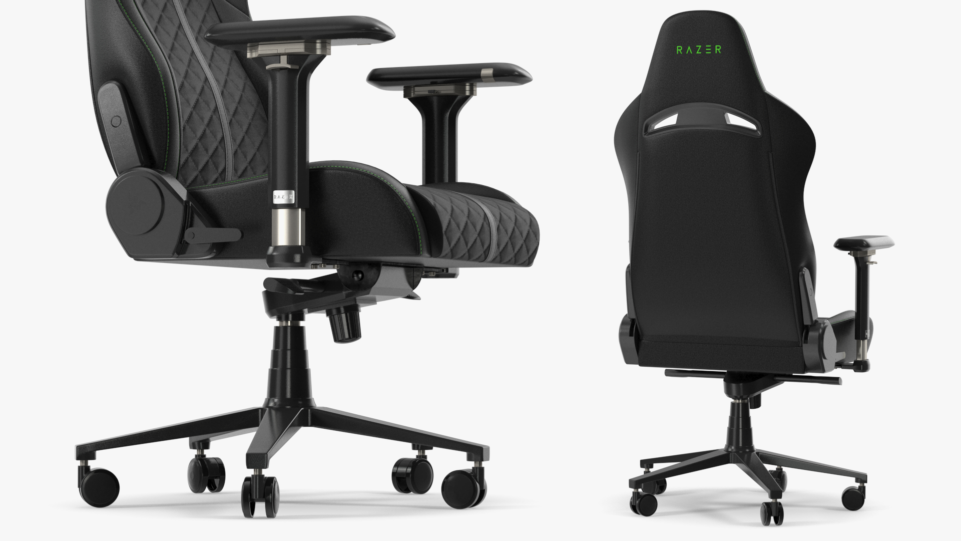 3D Razer Enki X Essential Gaming Chair Black